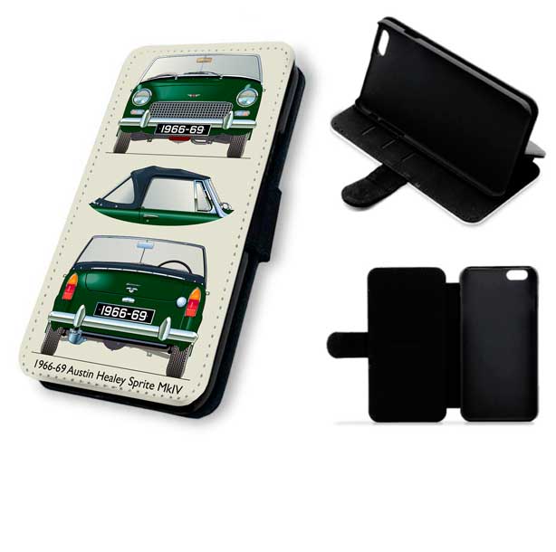 Synthetic leather flip phone case